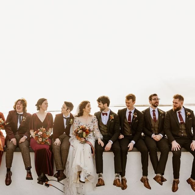 Lush rust & burgundy tones, velvet pumpkins, a bridal party rocking DMs and some gorgeous golden October sun 🧡

Olivia & Shane celebrated all things autumnal when it came to their big day 🍂🍁 

Photo credit 📷 - @markbarnesphoto